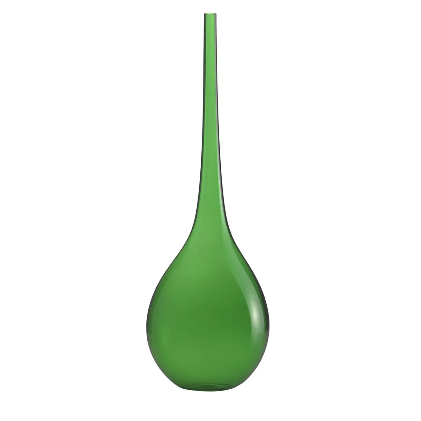 Vaso decorativo a forma di goccia verde pino di Bolle