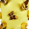 Vaso Decorativo Alidoro Giallo in Ceramica