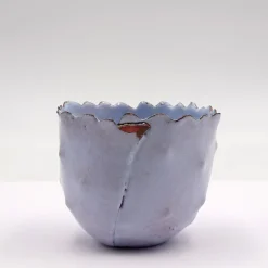Vaso Decorativo Allegretto Mini in Rame Azzurro