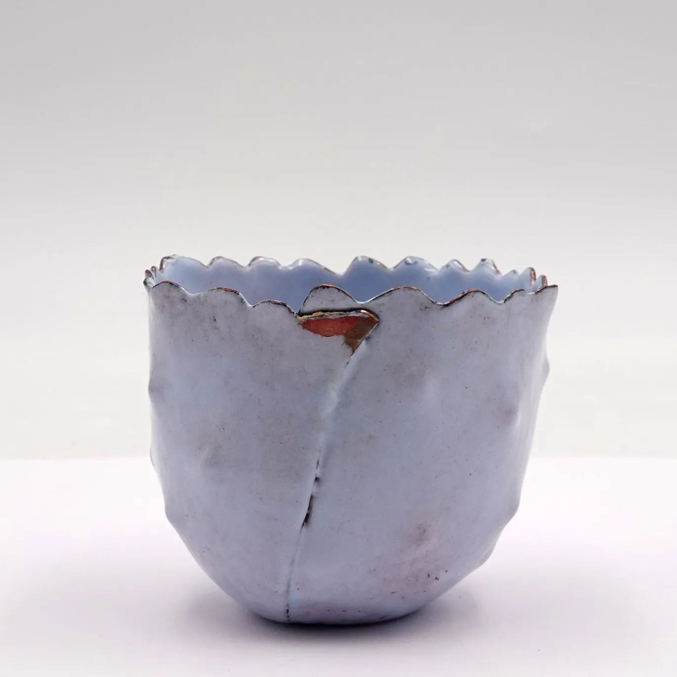 Vaso Decorativo Allegretto Mini in Rame Azzurro