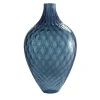 Vaso decorativo alto Balloton Air-Force Blue di Samarcanda