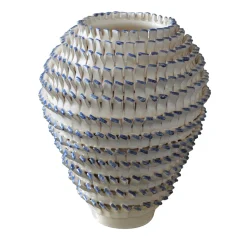 Vaso Decorativo Apulia in ceramica beige