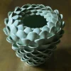 Vaso Decorativo Artemisia in ceramica verde