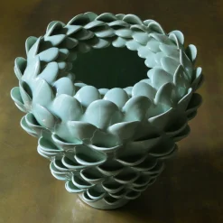 Vaso Decorativo Artemisia in ceramica verde