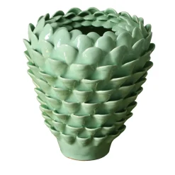 Vaso Decorativo Artemisia in ceramica verde