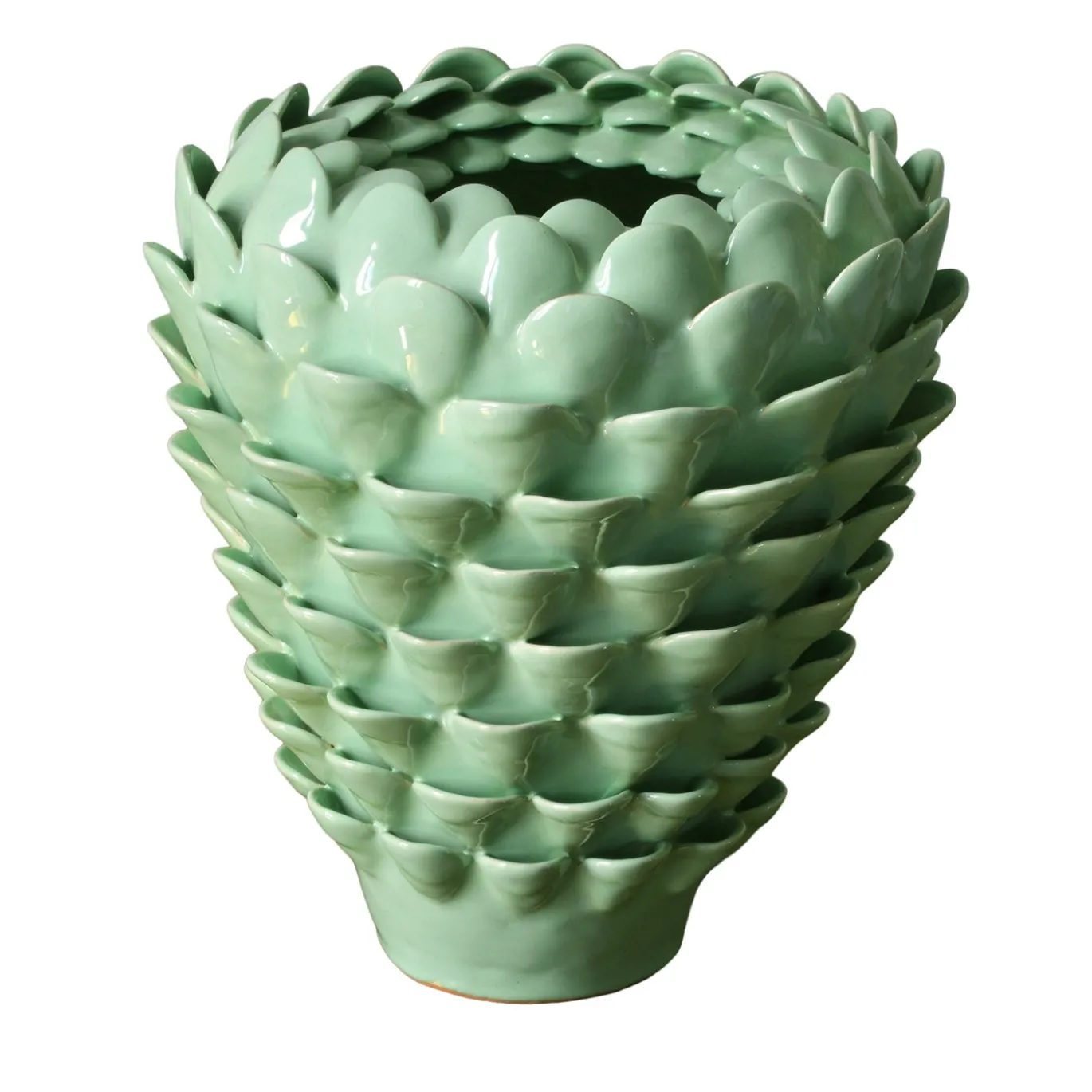 Vaso Decorativo Artemisia in ceramica verde