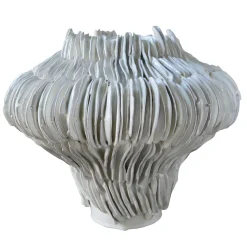 Vaso Decorativo Bianco Carrube 4