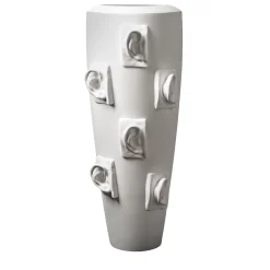 Vaso decorativo bianco Obice David's Ears