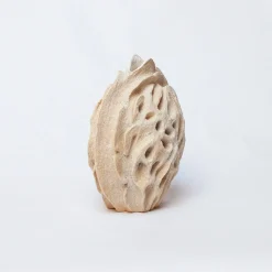Vaso Decorativo Bianco Ossa Pesco