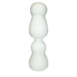Vaso Decorativo B16 in Ceramica Bianca
