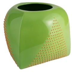 Vaso Decorativo Cacti In Ceramica Verde - Elemento Inferiore