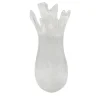 Vaso decorativo Cascata in vetro di Murano trasparente