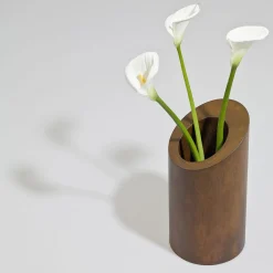 Vaso Decorativo Circolo in Acciaio Corten di Robert Evans
