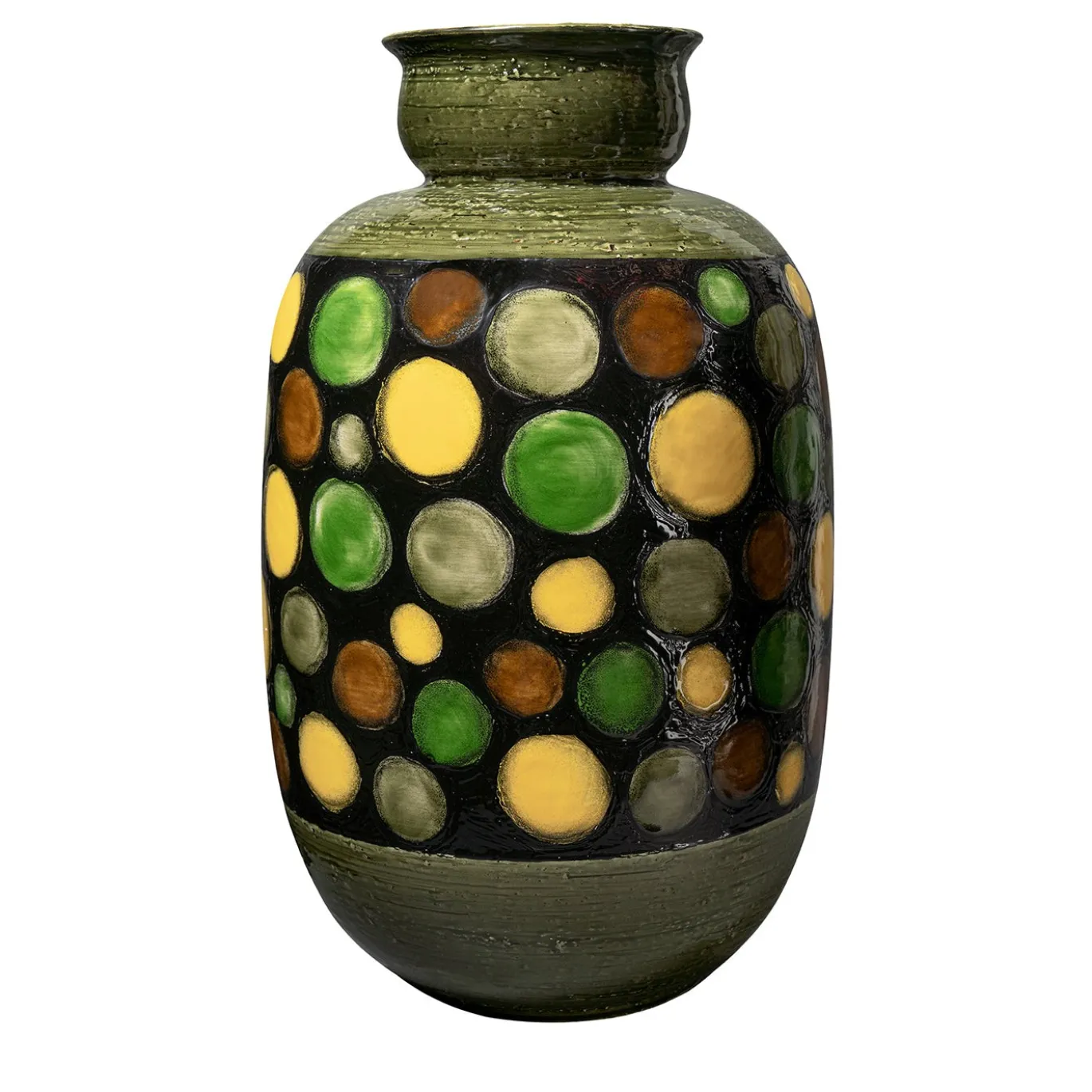 Vaso Decorativo con cerchi di Aldo Londi