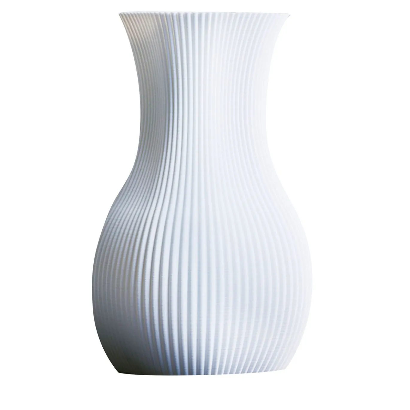 Vaso Decorativo Dana Bianco con Cilindro di Vetro