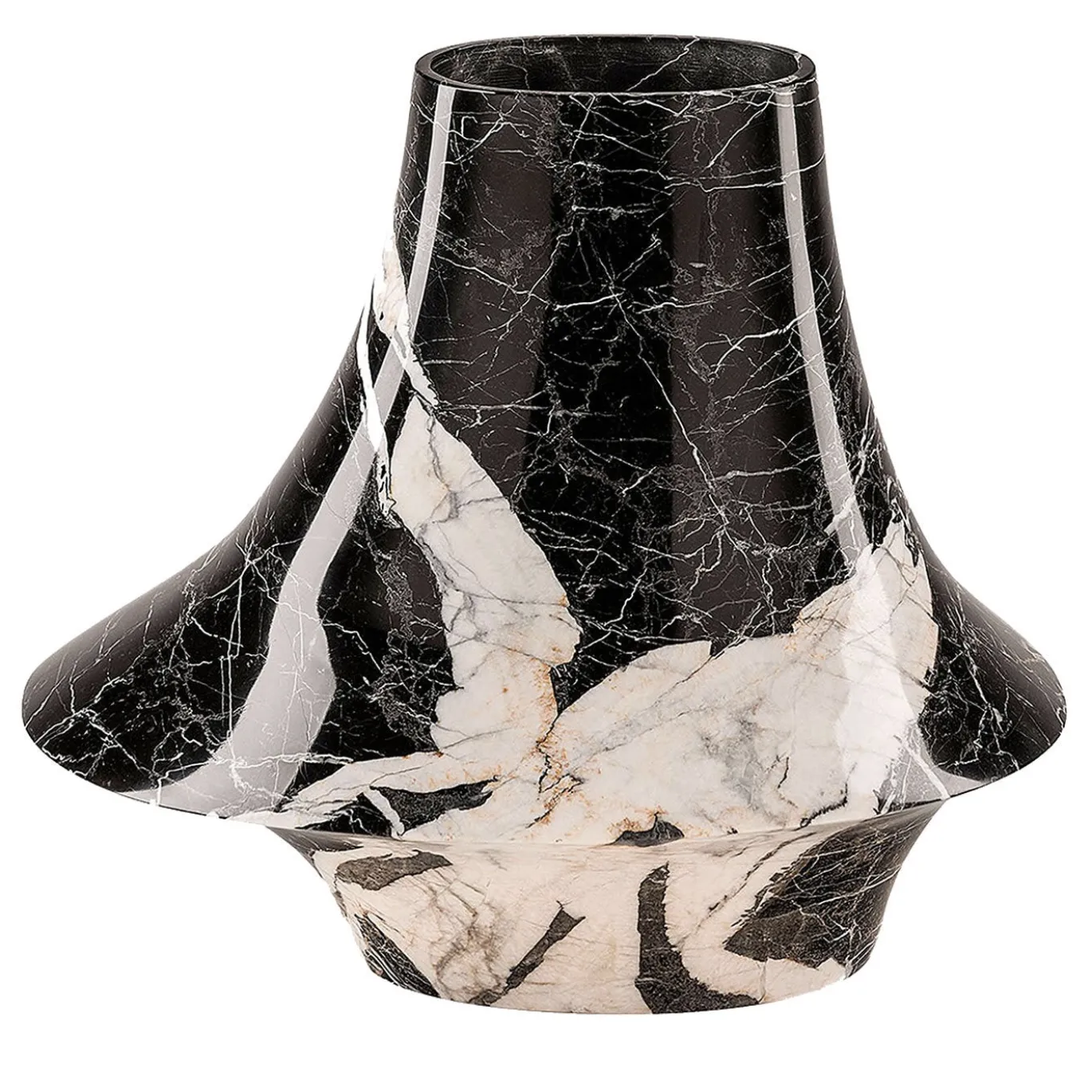 Vaso decorativo Eccentrico in marmo di piccole dimensioni