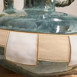Vaso Decorativo Eko Abitato Intrecciato in ceramica