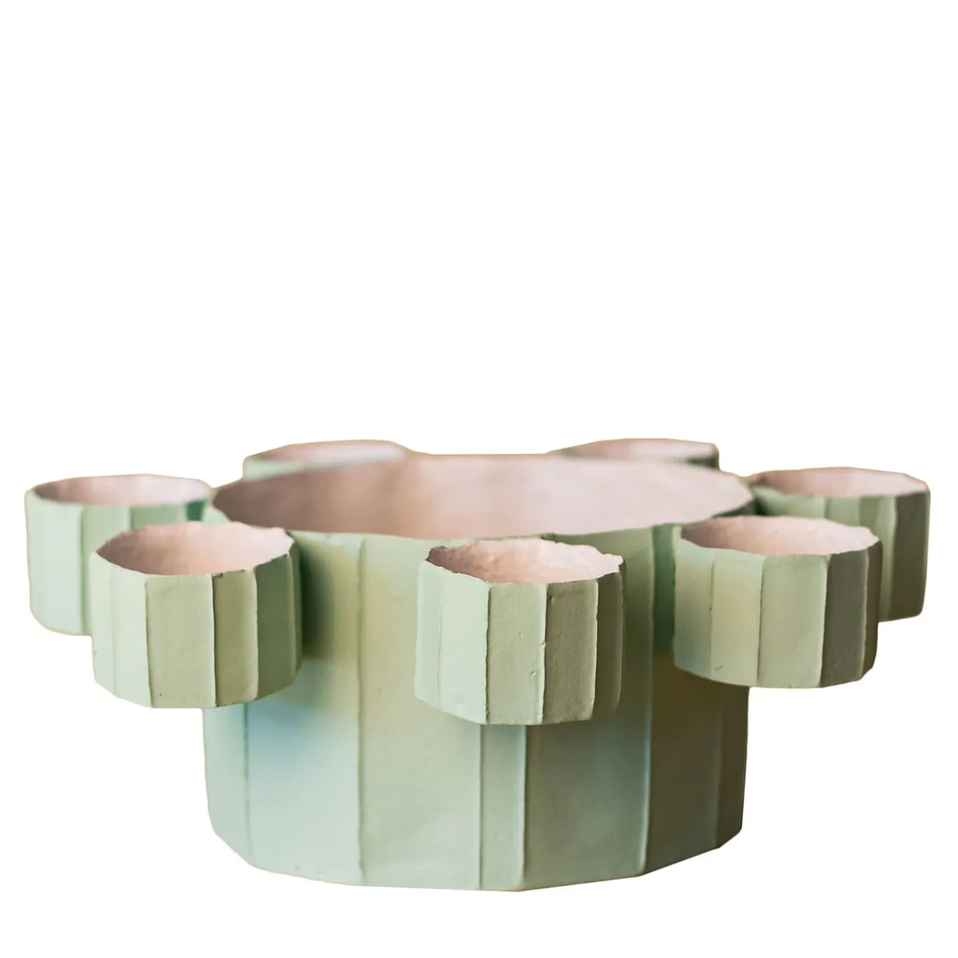 Vaso Decorativo Flora Corteccia C3/Menta2