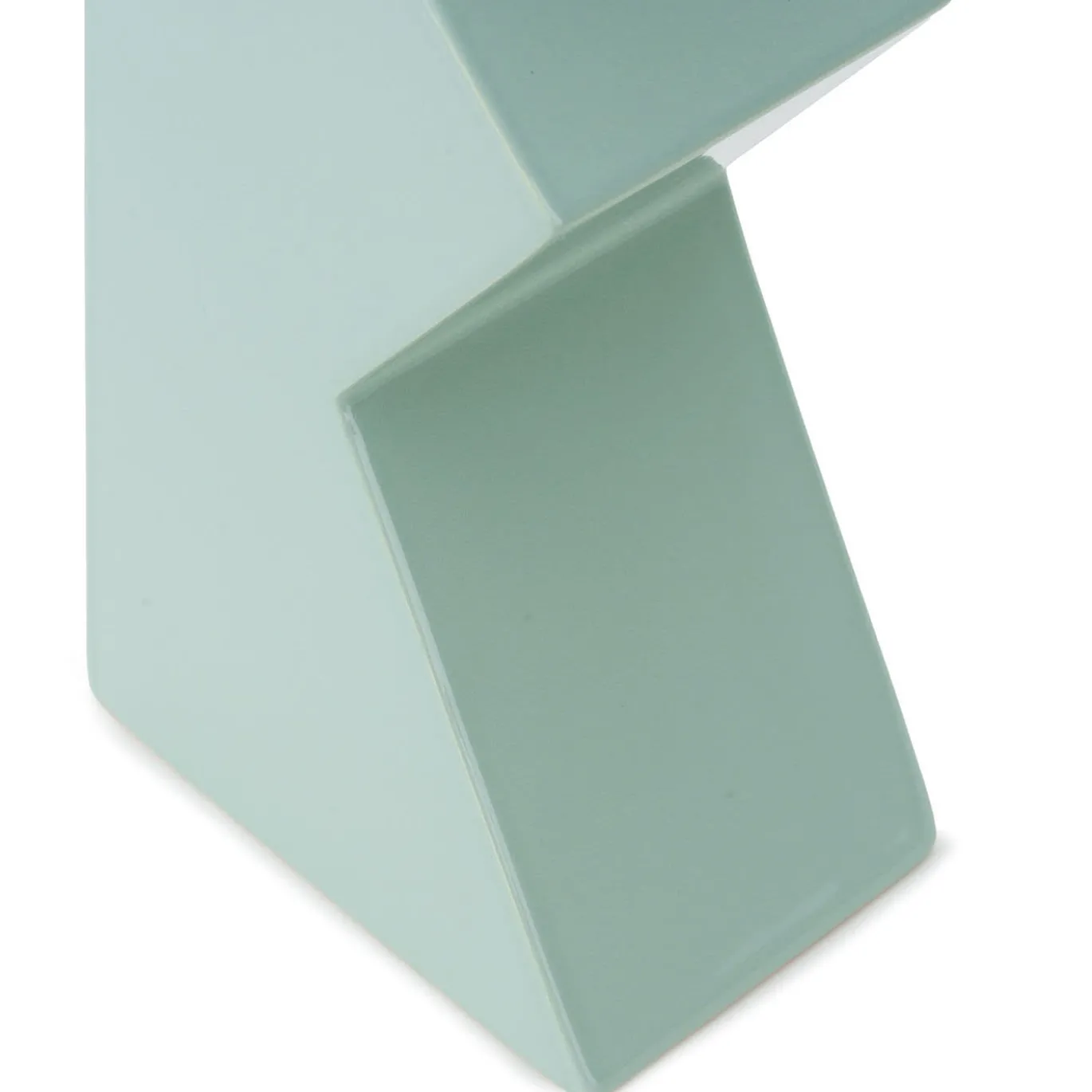 Vaso decorativo in ceramica verde chiaro Tribal B