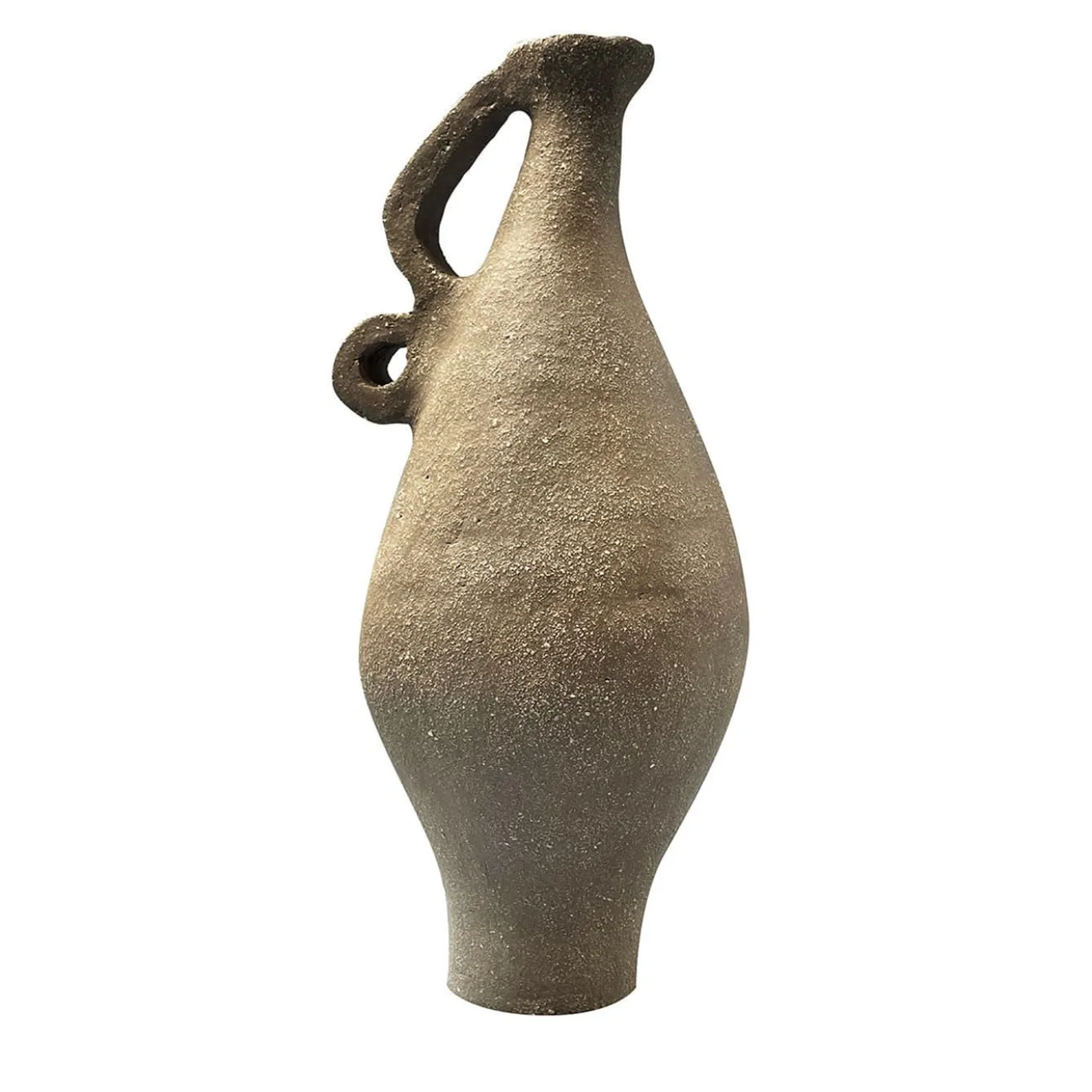 Vaso decorativo in gres grigio N.21