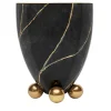 Vaso decorativo 302 in marmo nero
