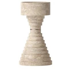 Vaso decorativo in marmo travertino Karen High
