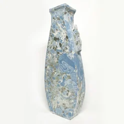 Vaso Decorativo in Terracotta Blu N.89