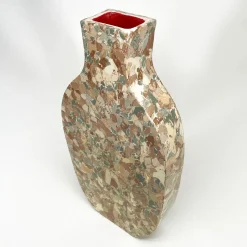 Vaso decorativo in terracotta multicolore N.91