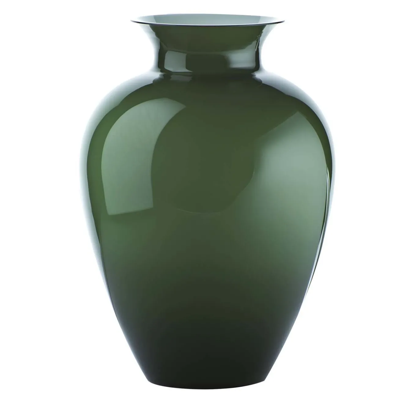 Vaso Decorativo in Vetro Verde Labuan