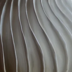 Vaso Decorativo Lefka N°2 in ceramica bianca