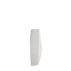 Vaso decorativo Luce in ceramica bianca