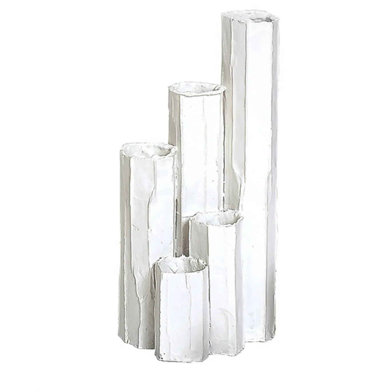 Vaso decorativo Metropoli Corteccia bianco
