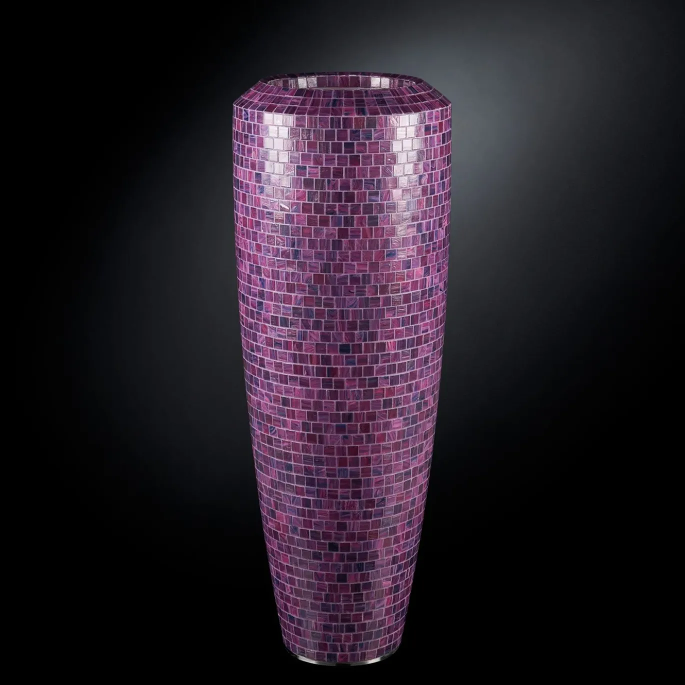 Vaso decorativo Obice Bisazza Mosaico Viola