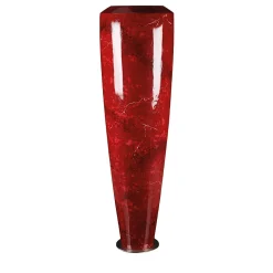 Vaso decorativo Obice rosso Carrara