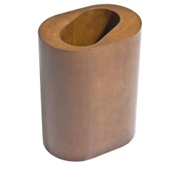 Vaso Decorativo Ovale in Acciaio Corten di Robert Evans