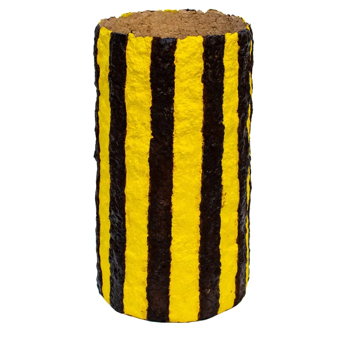 Vaso Decorativo Project Material Giallo e Nero #1