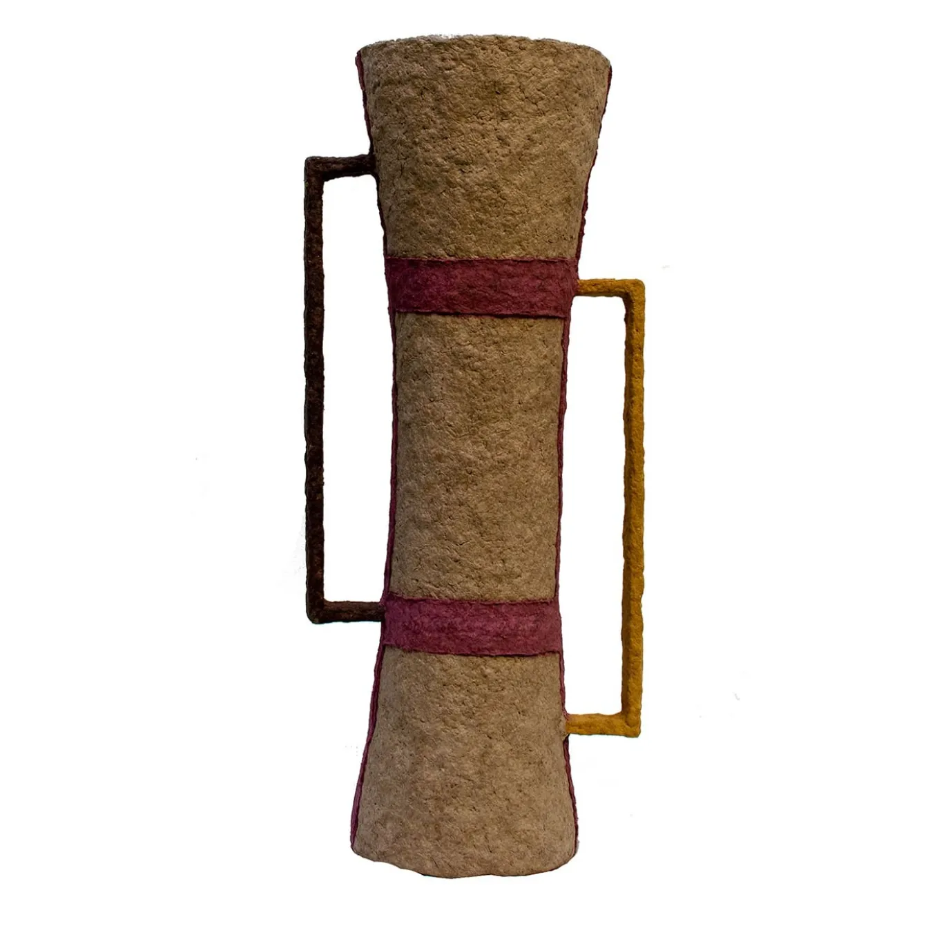 Vaso Decorativo Project Material in Carta e Argilla