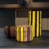 Vaso Decorativo Project Material Giallo e Nero #2