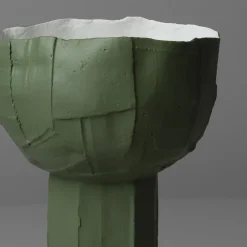 Vaso Decorativo Ranuncolo Corteccia D1/Muschio