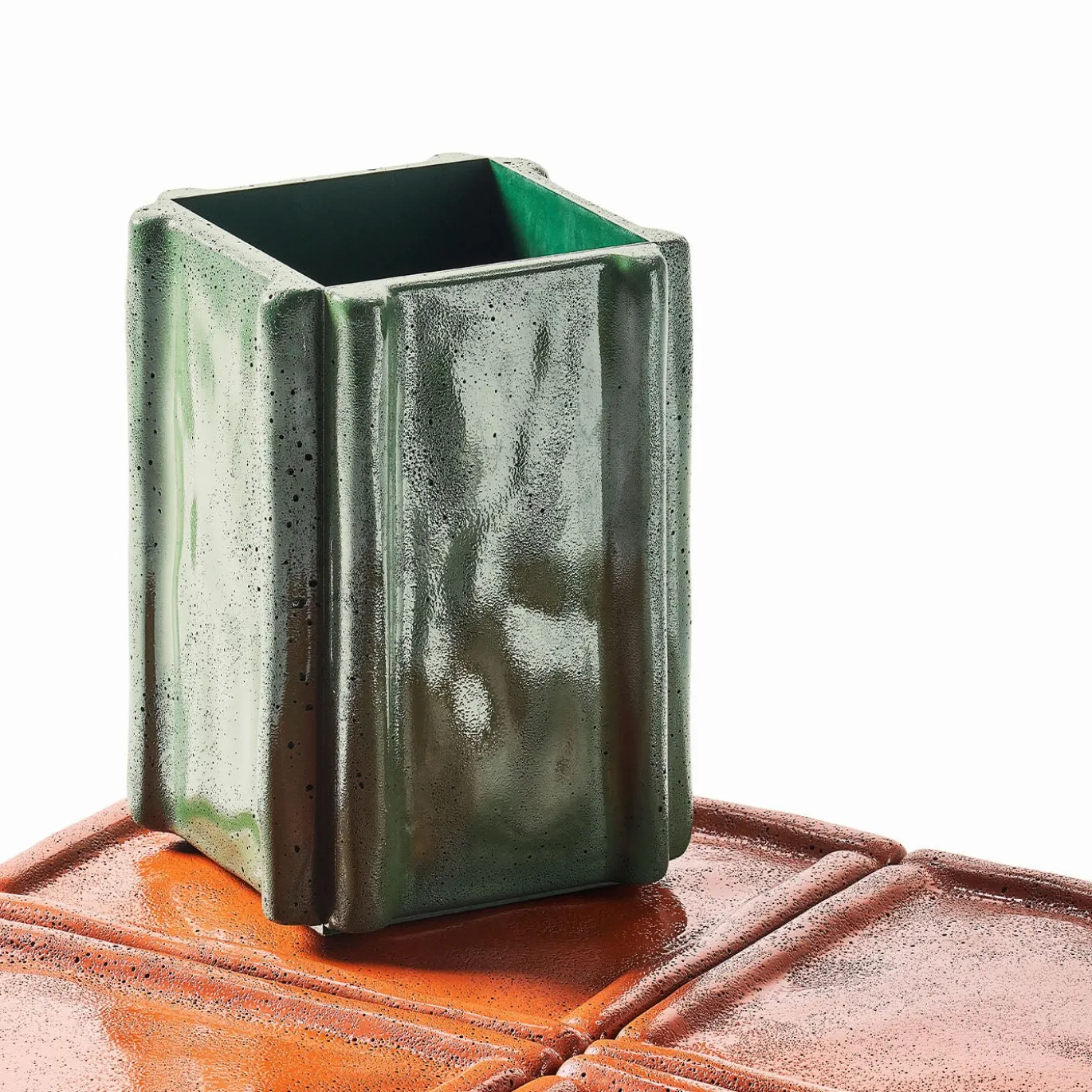Vaso decorativo Riva verde di Patricia Urquiola