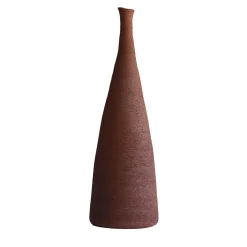 Vaso decorativo rosso affusolato