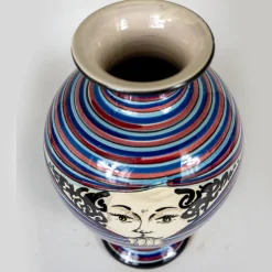 Vaso decorativo Rosso e Blu della Serie Curiosi