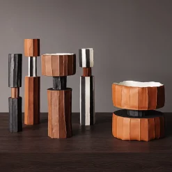 Vaso Decorativo Safa Mono Corteccia Bicolore #2