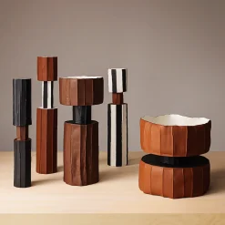 Vaso Decorativo SAFA MONO Corteccia Bicolore