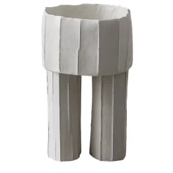 Vaso Decorativo Signorina Corteccia Bianco #2