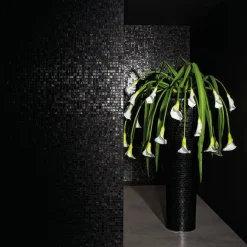 Vaso decorativo Tippy Bisazza Mosaico Nero