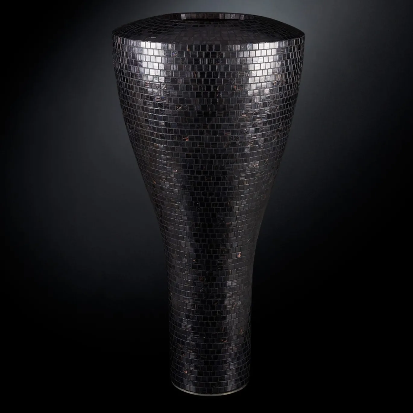 Vaso decorativo Tippy Bisazza Mosaico Nero