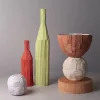 Vaso Decorativo Trofeo Cartoccio C16/Corallo E8/Salmone B16/Papaya