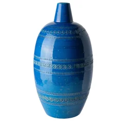 Vaso Decorativo Uovo Blu di Aldo Londi