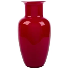 Vaso Demajo Incamiciato Rosso e Bianco